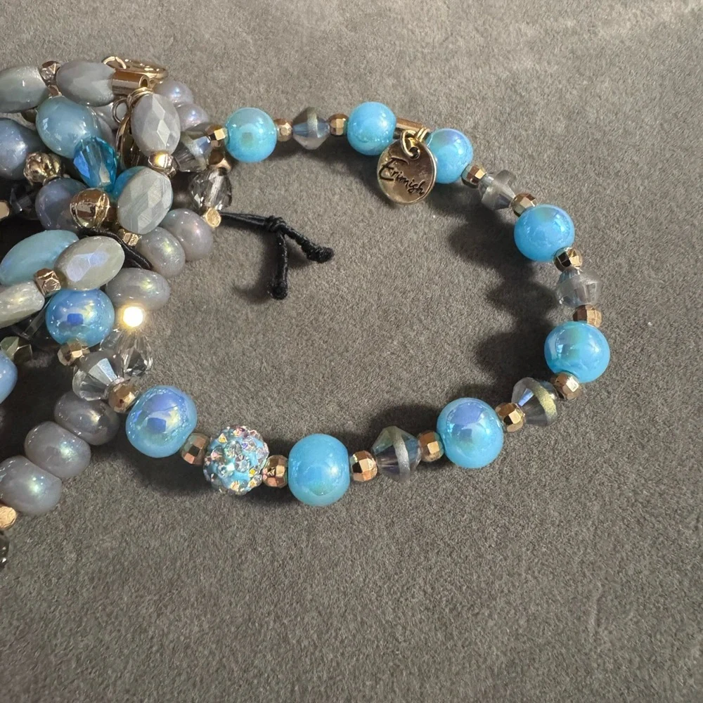 Erimish 5 Beaded Stretch Bracelets - Picture 3 of 6